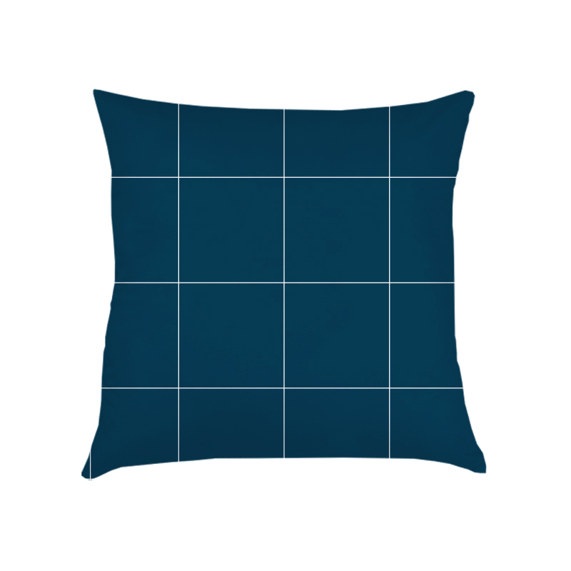 ALMOFADA GRID (CAPA + RECHEIO) | AZUL MARINHO | 50X50CM | R$179,00 COD: HOME_00015 CAPAS PODEM SER VENDIDAS SEPARADAMENTE - VALOR R$159,00