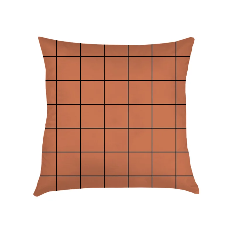 ESTOU EM PRODUÇÃO! JÁ JÁ VOLTO PARA O ESTOQUE! ALMOFADA GRID (CAPA + RECHEIO) | CORAL LINHAS PRETAS | 50X50CM | R$179,00 COD: HOME_0039 CAPAS PODEM SER VENDIDAS SEPARADAMENTE - VALOR R$159,00