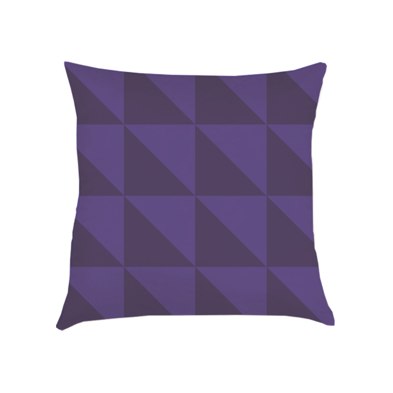 ESTOU EM PRODUÇÃO! JÁ JÁ VOLTO PARA O ESTOQUE! ALMOFADA TRIANGULOS (CAPA + RECHEIO) | ROXO | 50X50CM | R$179,00 COD: HOME_0077 CAPAS PODEM SER VENDIDAS SEPARADAMENTE - VALOR R$159,00
