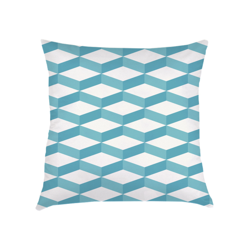 ALMOFADA LOSANGO (CAPA + RECHEIO) | azul turquesa | 50X50CM | R$179,00 COD: HOME_0020 CAPAS PODEM SER VENDIDAS SEPARADAMENTE - VALOR R$159,00