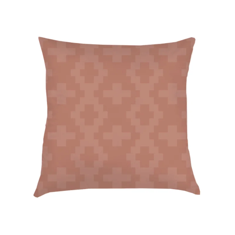 ALMOFADA CRUZ (CAPA + RECHEIO) | ROSÉ | 50X50CM | R$179,00 COD: HOME_0075 CAPAS PODEM SER VENDIDAS SEPARADAMENTE - VALOR R$159,00