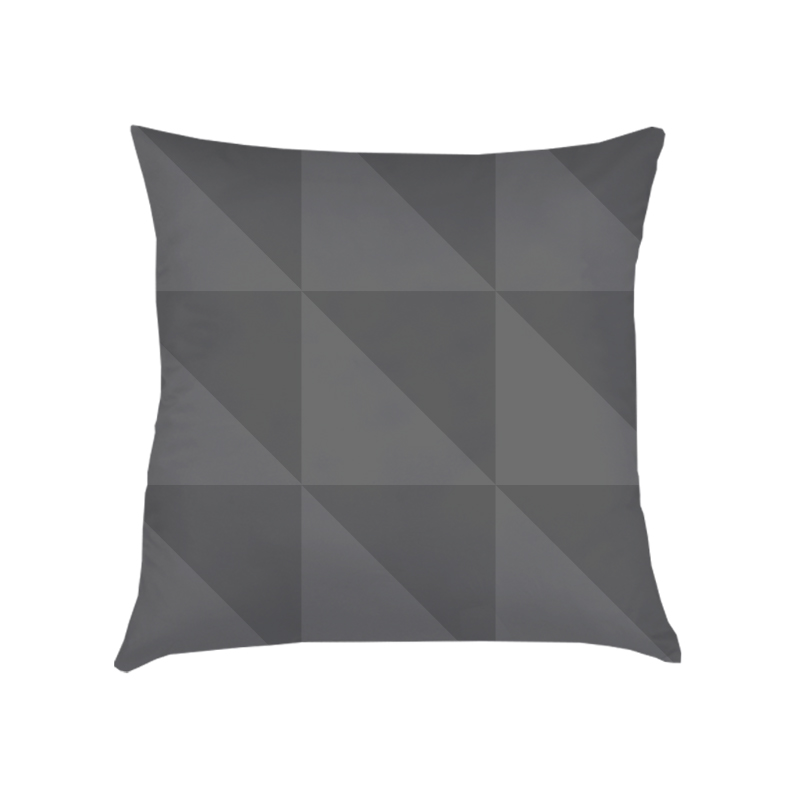 ALMOFADA TRIANGULOS (CAPA + RECHEIO) | CINZA | 50X50CM | R$179,00 COD: HOME_0029 CAPAS PODEM SER VENDIDAS SEPARADAMENTE - VALOR R$159,00