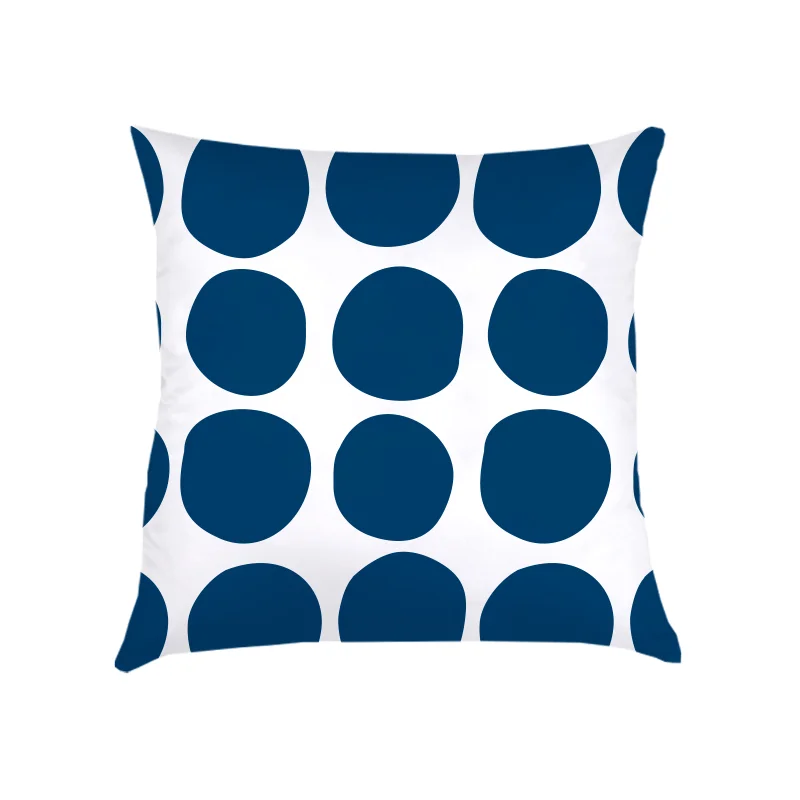 ALMOFADA POÁ GRANDE (CAPA + RECHEIO) | AZUL | 50X50CM | R$159,00 CAPAS PODEM SER VENDIDAS SEPARADAMENTE - VALOR R$139,00