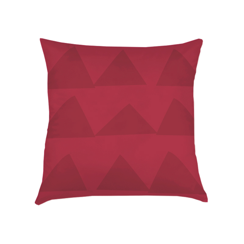 ESTOU EM PRODUÇÃO! JÁ JÁ VOLTO PARA O ESTOQUE! ALMOFADA TRIANGULOS GRANDES (CAPA + RECHEIO) | VERMELHO | 50X50CM | R$179,00 COD: HOME_0086 CAPAS PODEM SER VENDIDAS SEPARADAMENTE - VALOR R$159,00