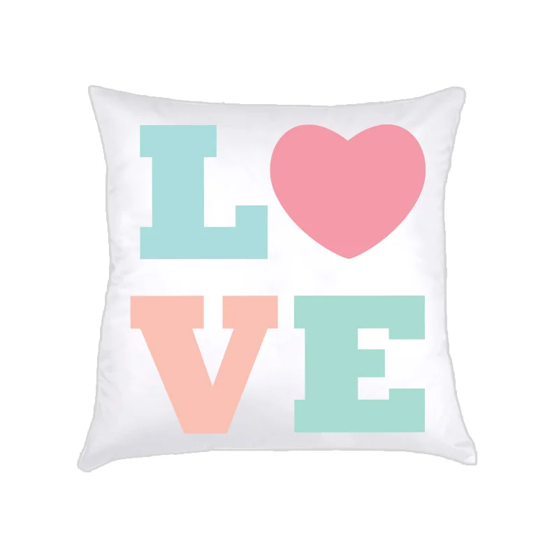 ALMOFADA LOVE (capa + recheio) | candy colors . rosa | 50x50cm | R$159,00 COD: KIDS_RS_0109 CApas podem ser vendidas separadamente - valor R$139,00