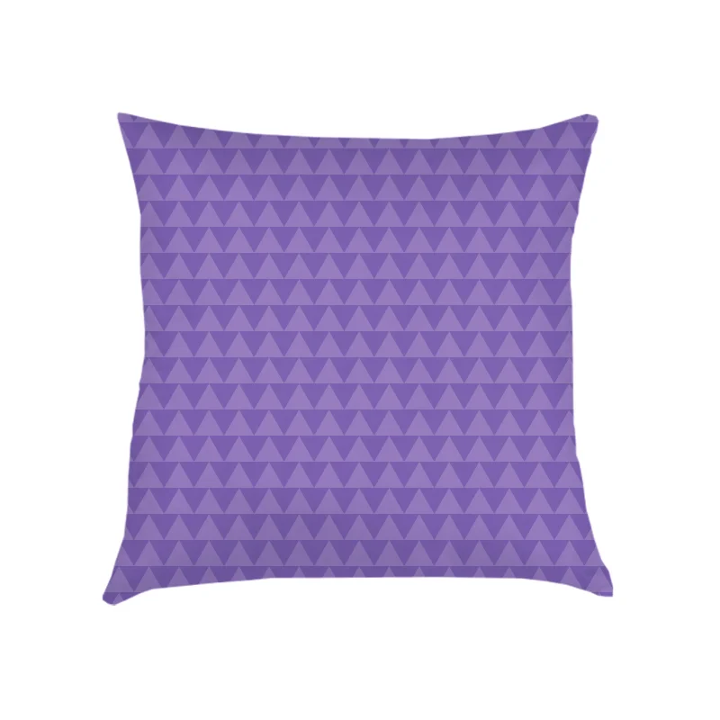 ALMOFADA MINI TRIÂNGULOS (CAPA + RECHEIO) | ROXO | 50X50CM | R$159,00 COD: KIDS_RX_0118 CAPAS PODEM SER VENDIDAS SEPARADAMENTE - VALOR R$139,00