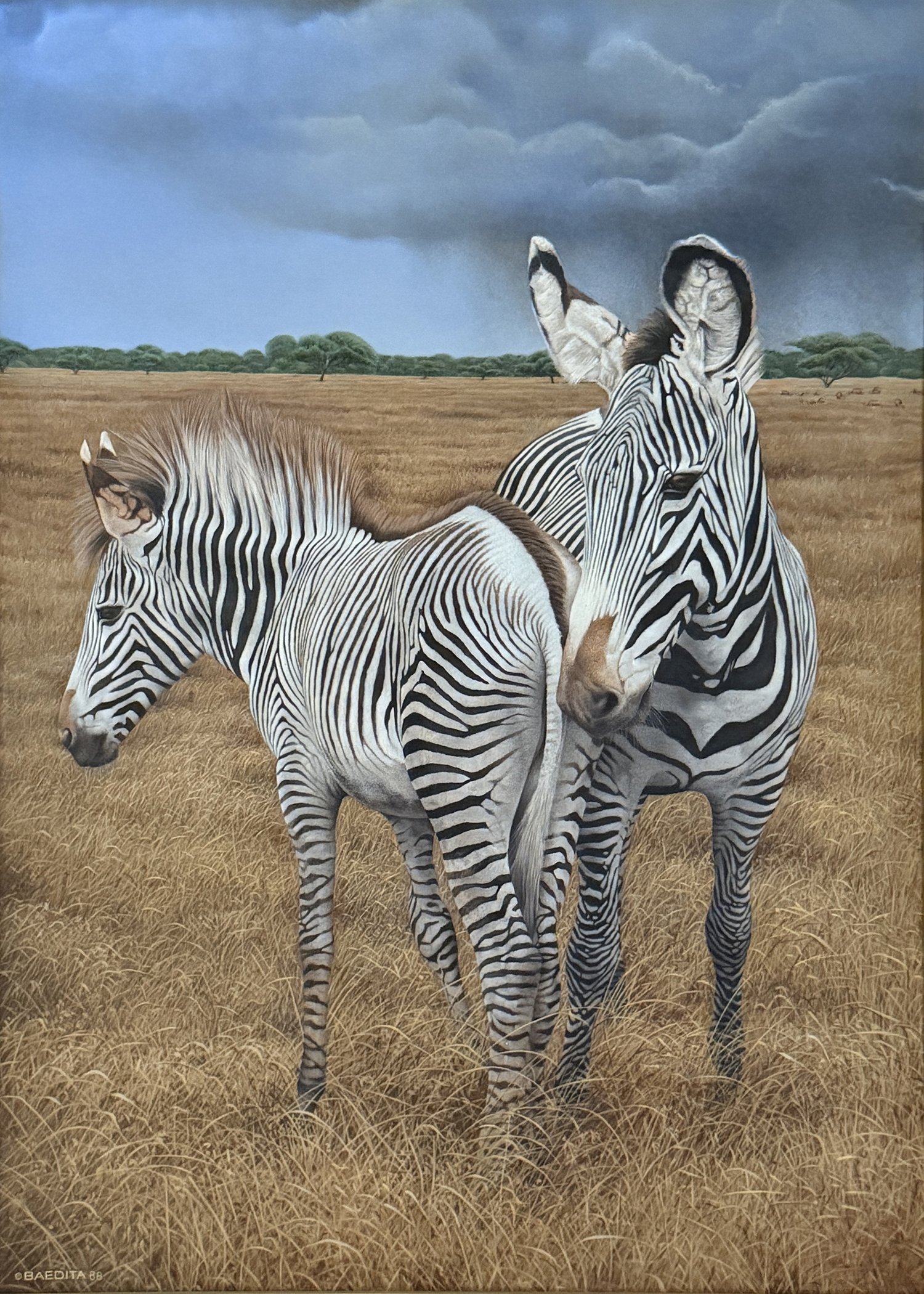 Approaching Rains – Acrylic on Canvas