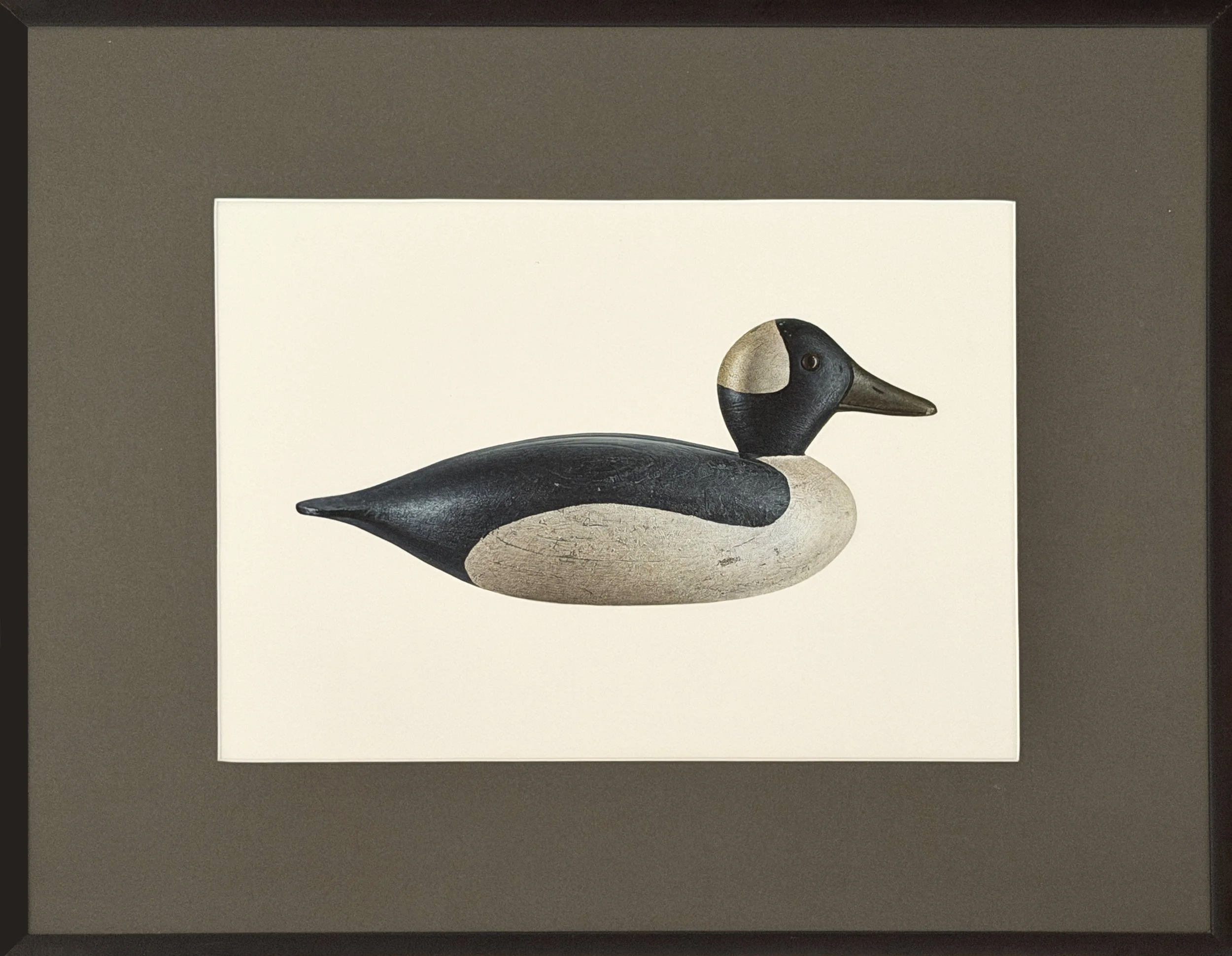 Massachusetts Waterfowl Stamp 2002 Joseph Lincoln Bufflehead Drake Decoy – Acrylic