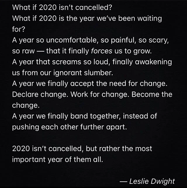 The most important year of them all. Sending the biggest tightest hugs. 
I Love You ✨🙏🏼
.
.
.
#peace #love #light #solidarity #growth #awakening #2020 #beauty #mindfulness #respect  #change #bettertogether