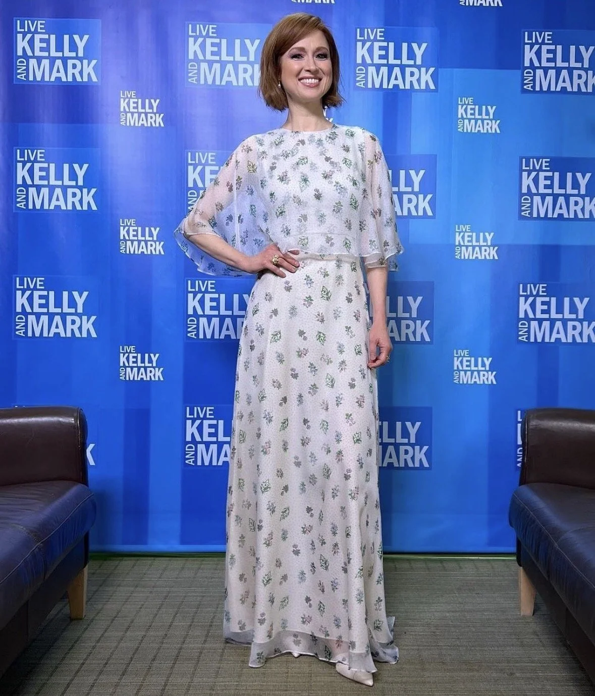  Facial prior to glam Ellie Kemper Live with Kelly and Mark.  