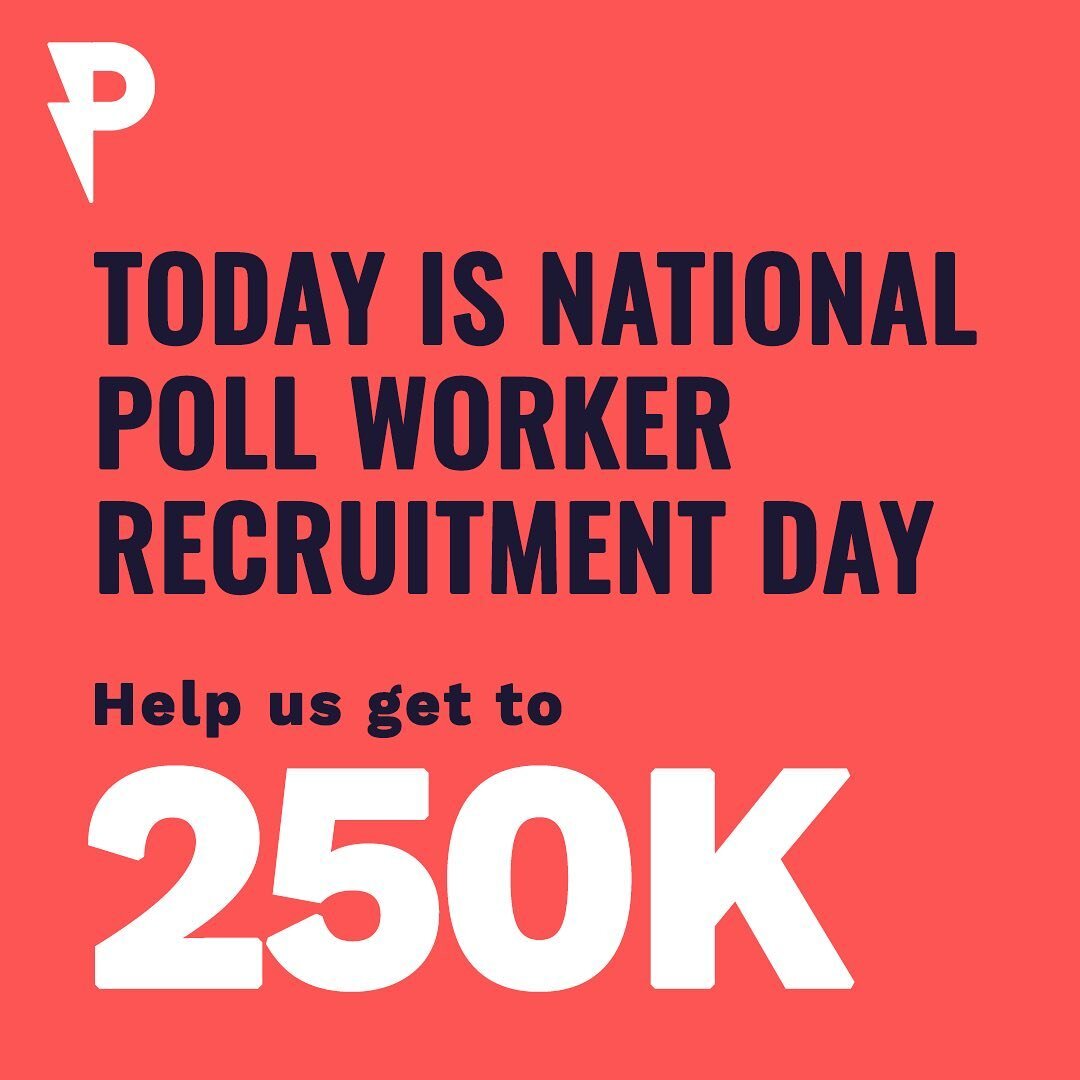 Today is National Poll Worker Recruitment Day and the NUIFC is  proud to partner with Power the Polls to help recruit a new generation of poll workers this November! Learn how you can help ensure a safe and fair election in YOUR community.  Sign up n