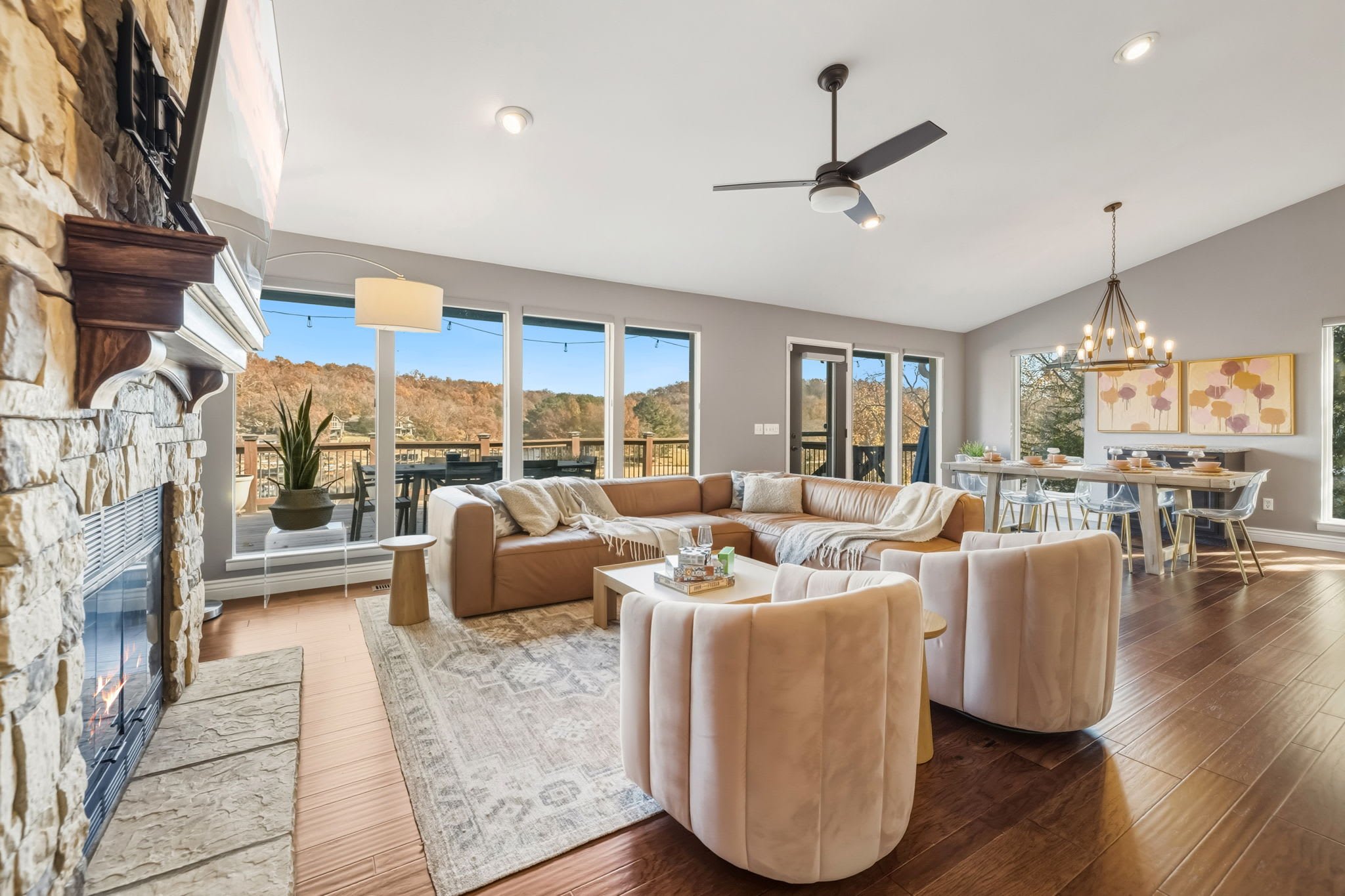 Our open concept living space, is perfect for entertaining your entire crew.