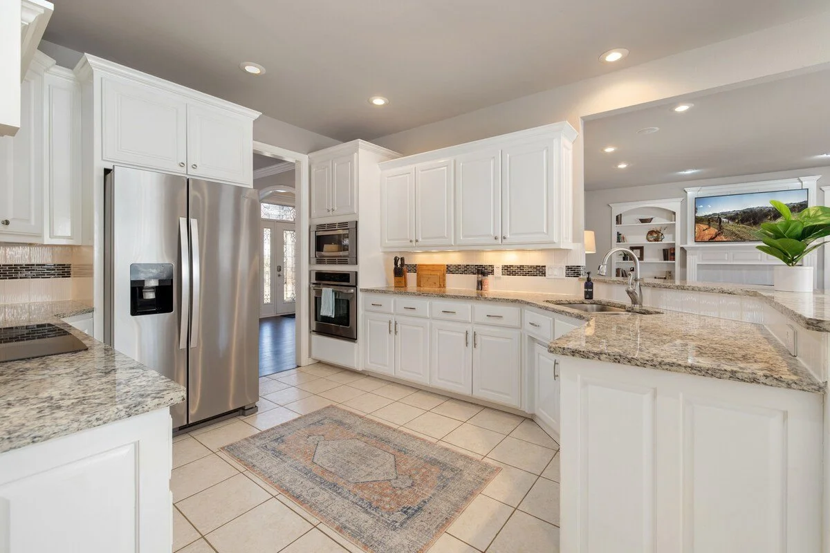 When mealtime comes around, our spacious kitchen will be the hub for conversation and creating your favorite dishes with brand-new stainless-steel appliances, cooking utensils, and a coffee maker.  