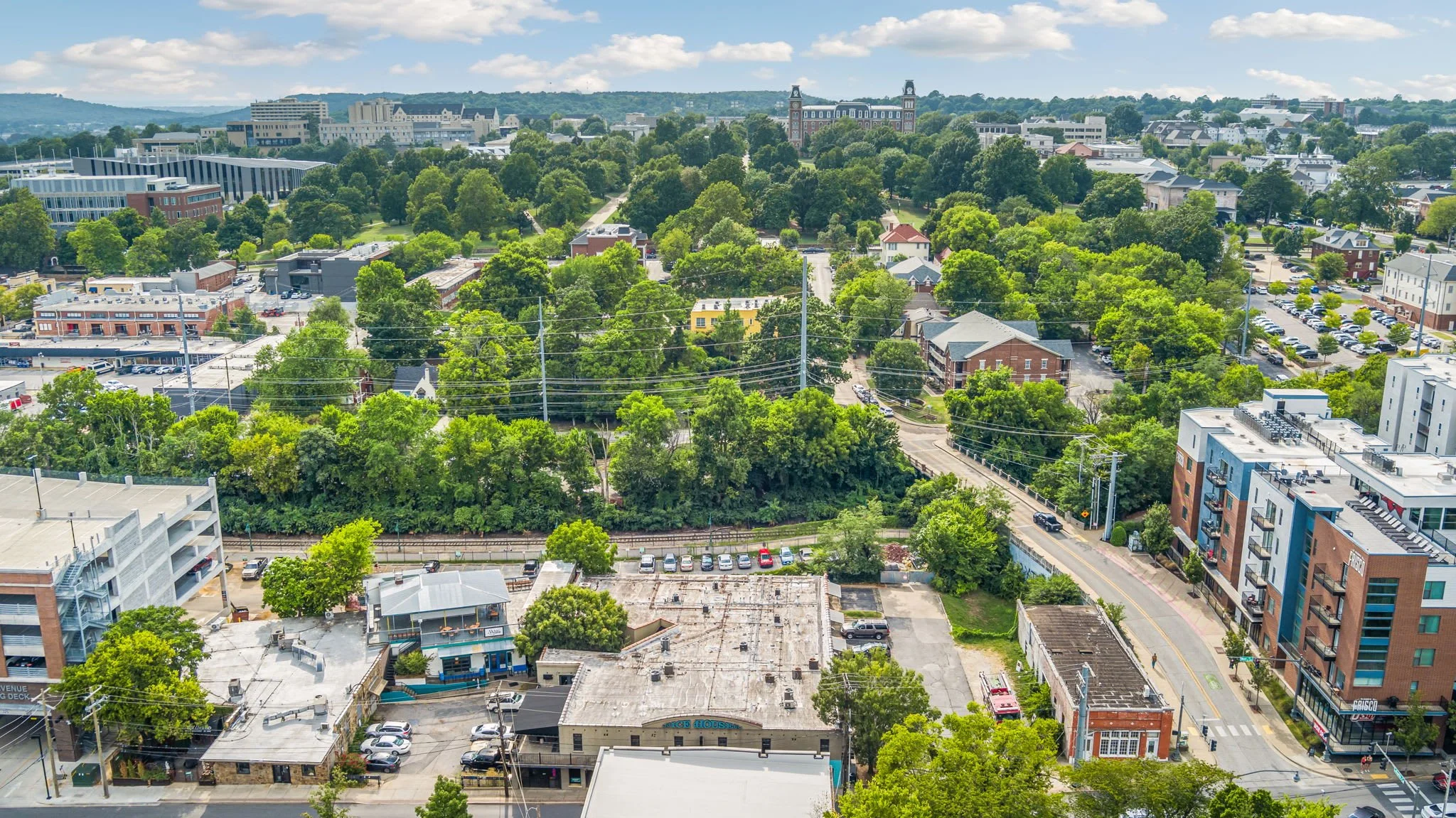 An easy walk to Old Main and University of Arkansas campus!