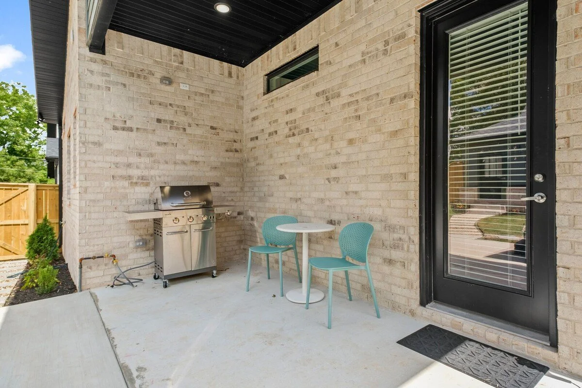 Gas Powered Grill & Bistro Seating...