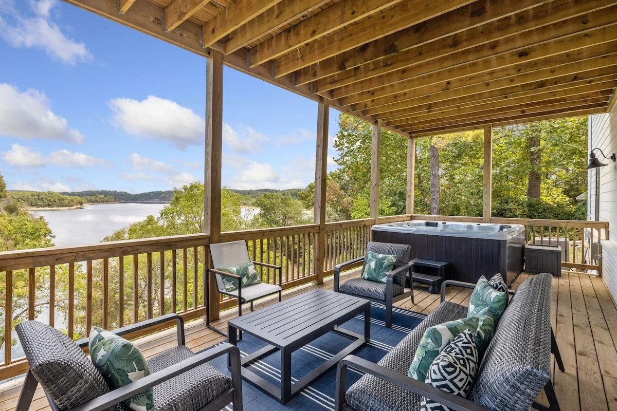 Escape here with a good book, relax and take in the views, or...