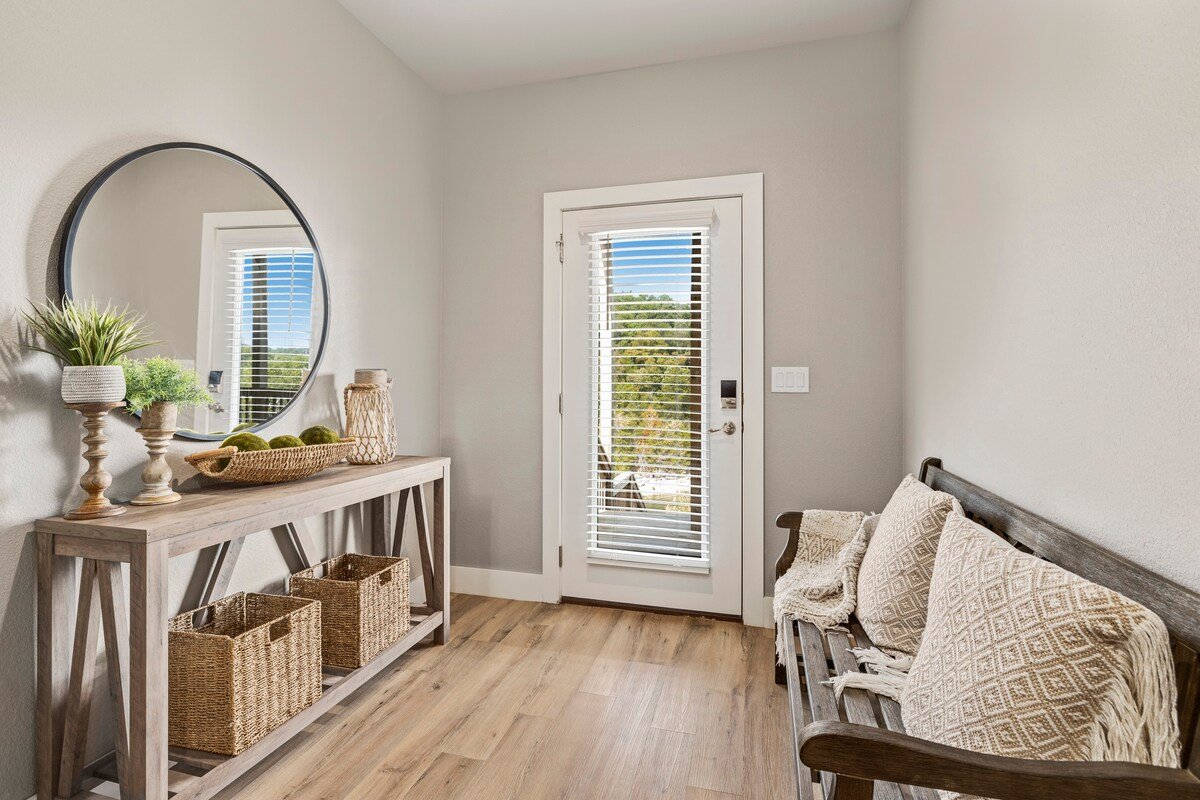 Step out from our downstairs living area to our second patio.