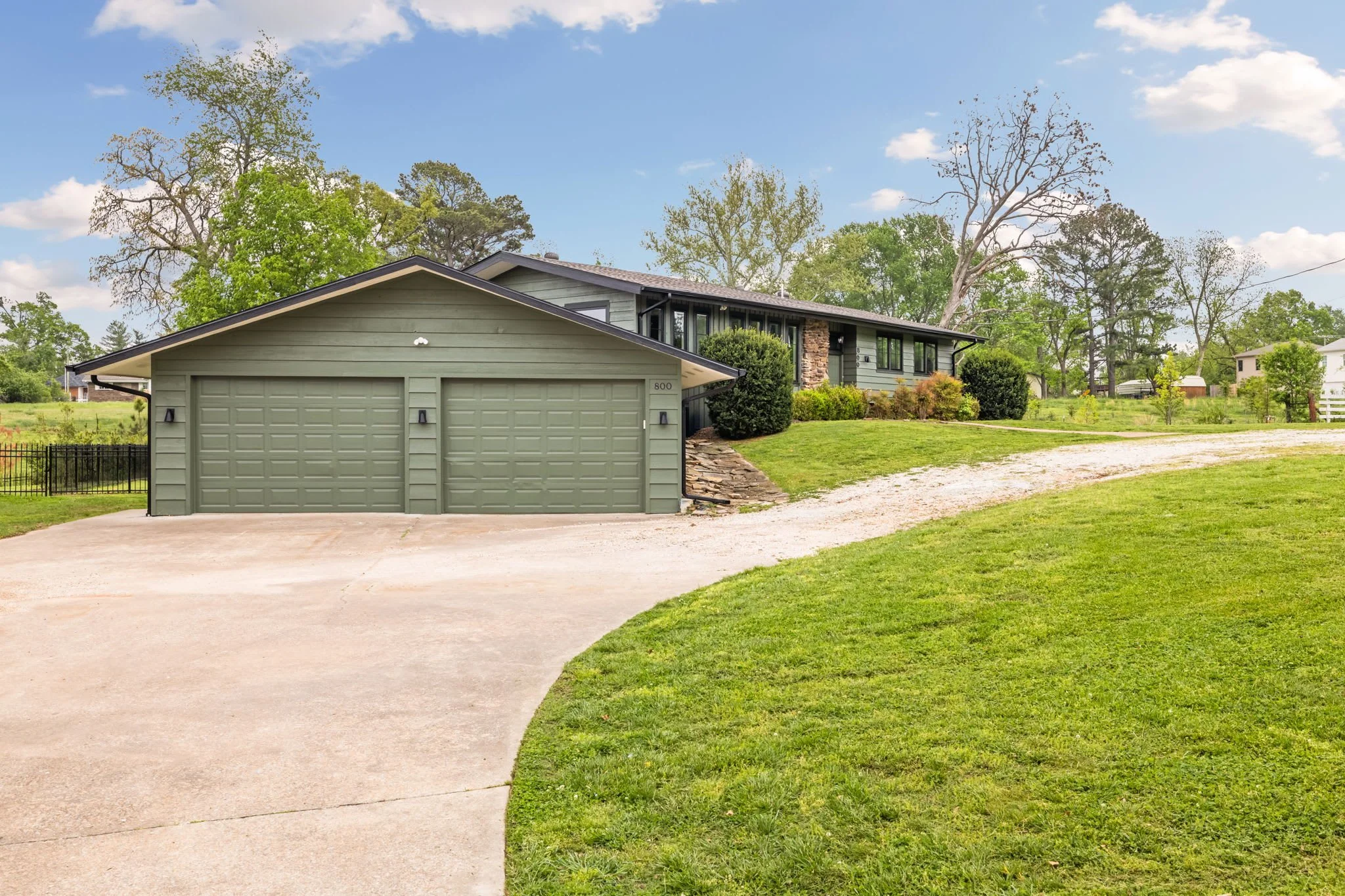 Garage parking for 2 cars.