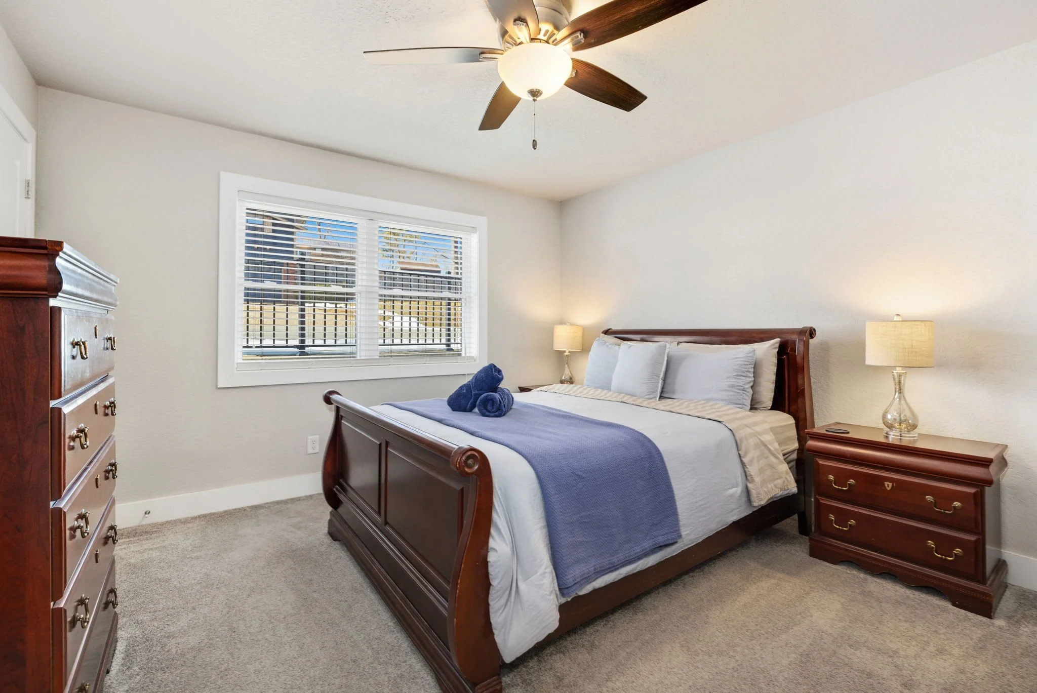After a fun day, settle into one of our four bedrooms. Sleeps 15!