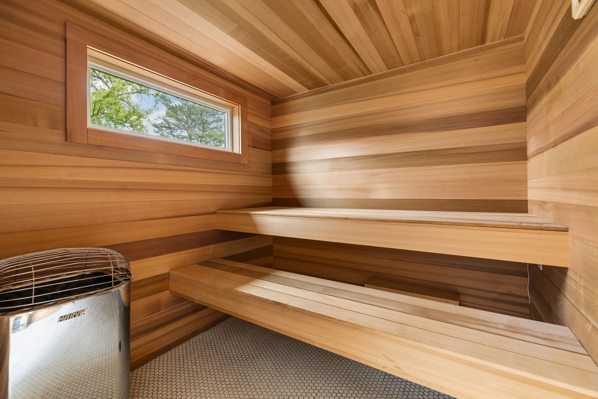 Large outdoor sauna!