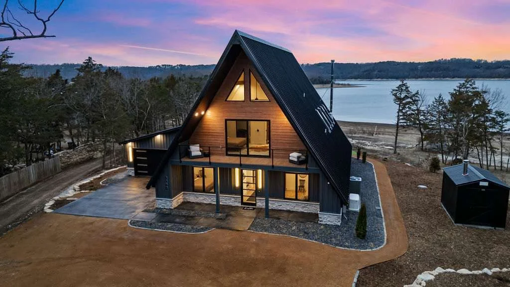 AFrame at Beaver Lake-Hot Tub-Epic Patio & Views