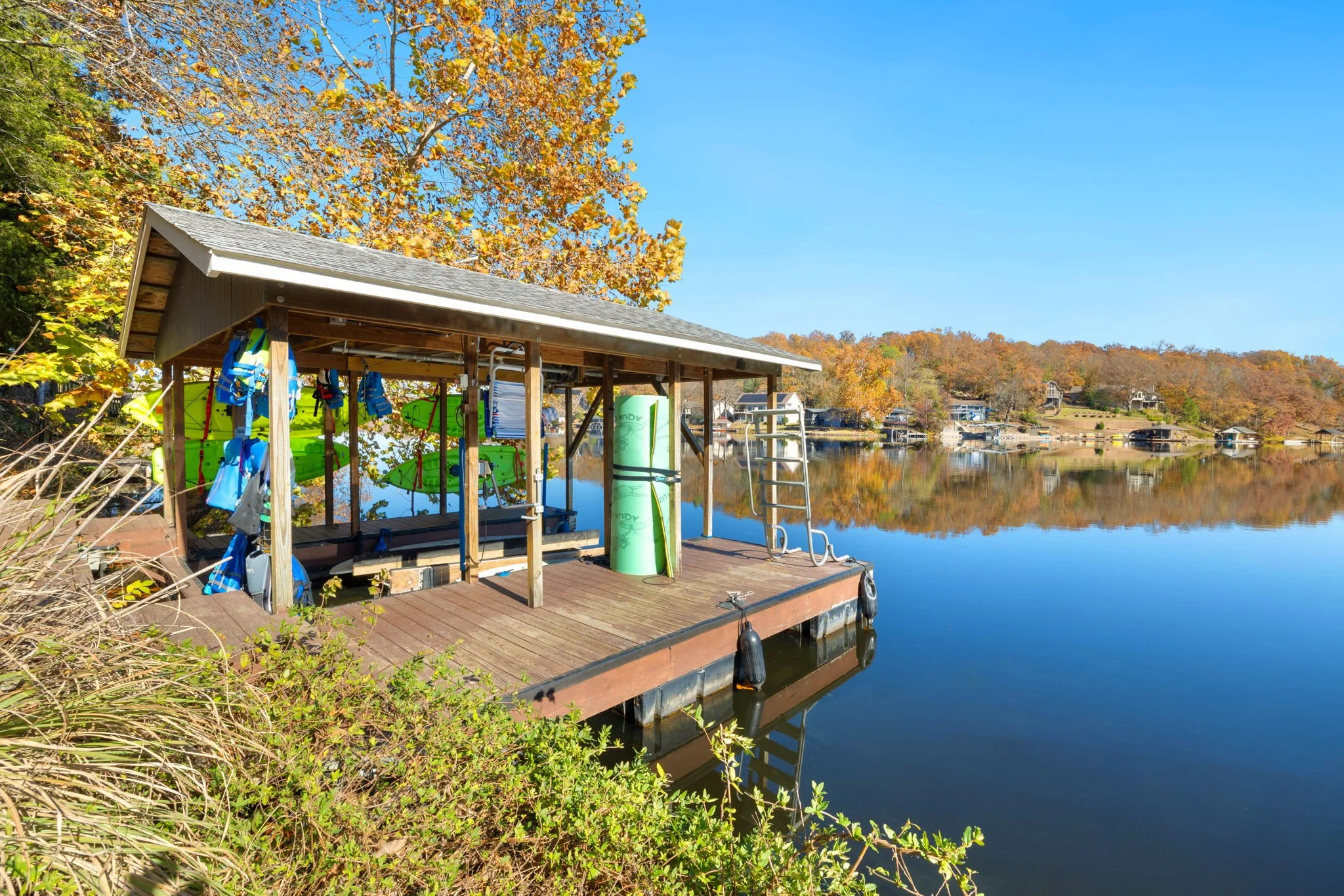 Our private dock ON the lake. 