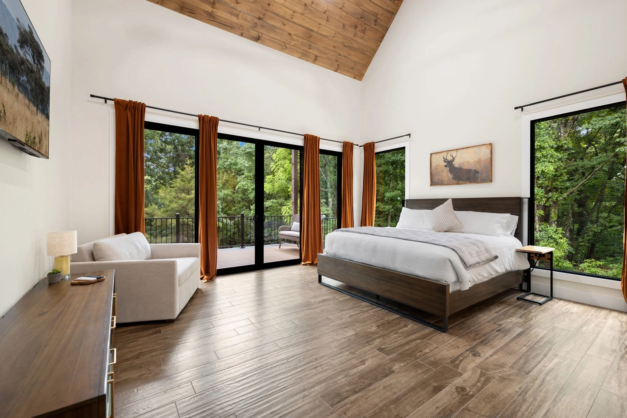 After an epic day, settle into one of our four bedrooms. 