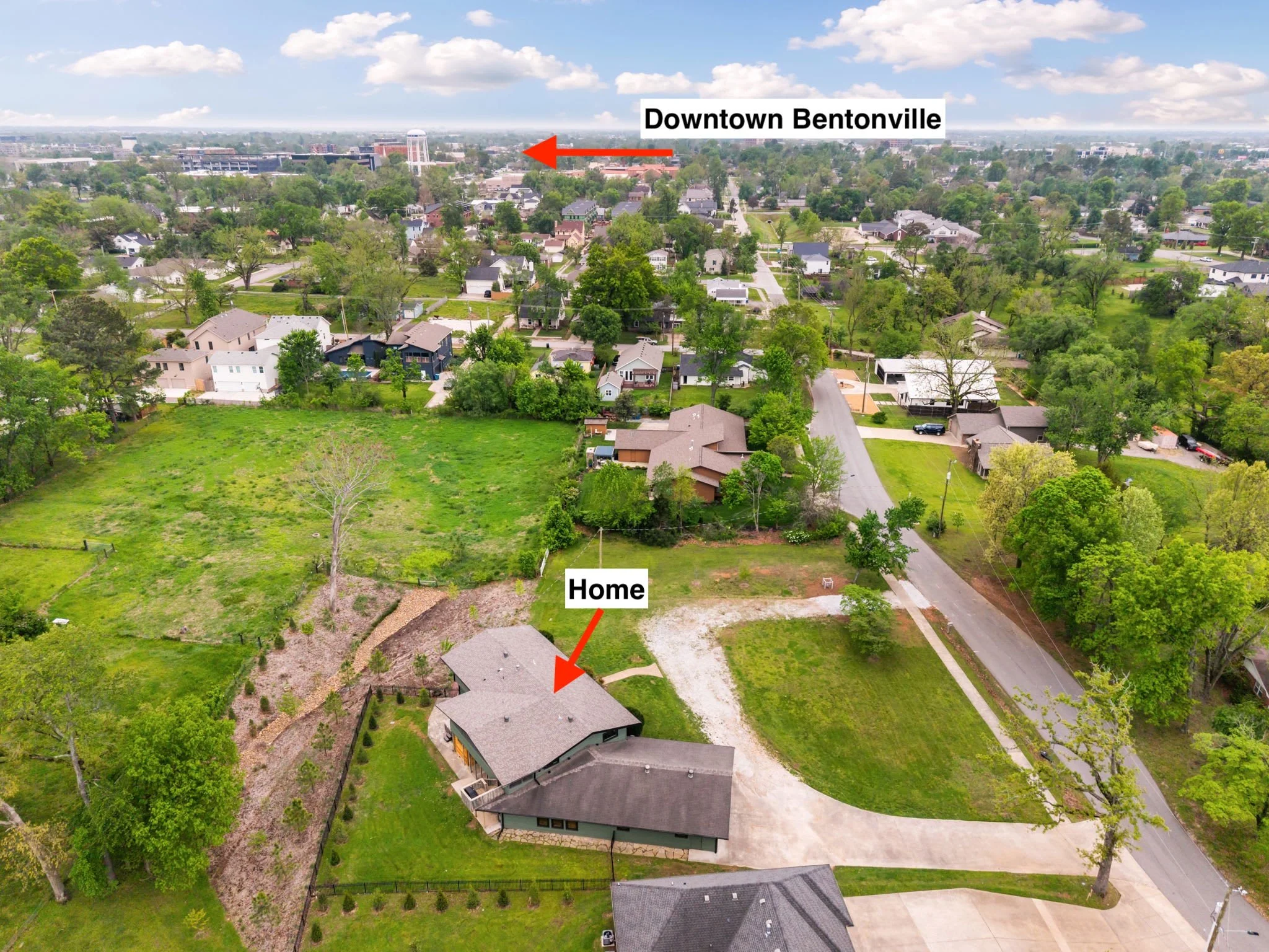 Walk, drive, or easily ride your bike to access all the amenities downtown Bentonville has to offer!