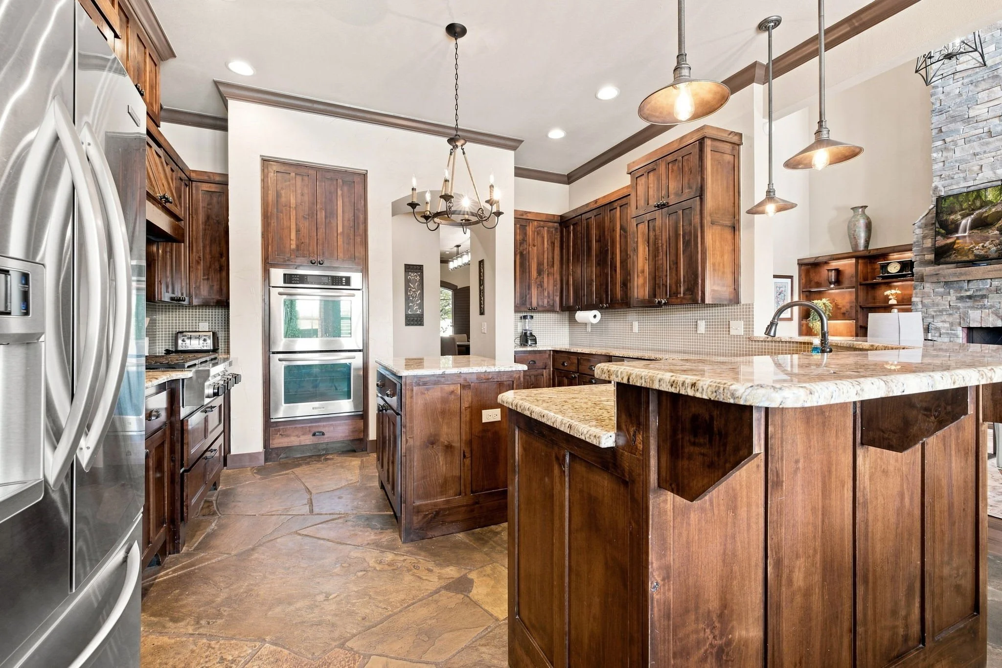 Our open-concept kitchen has everything you'll need.