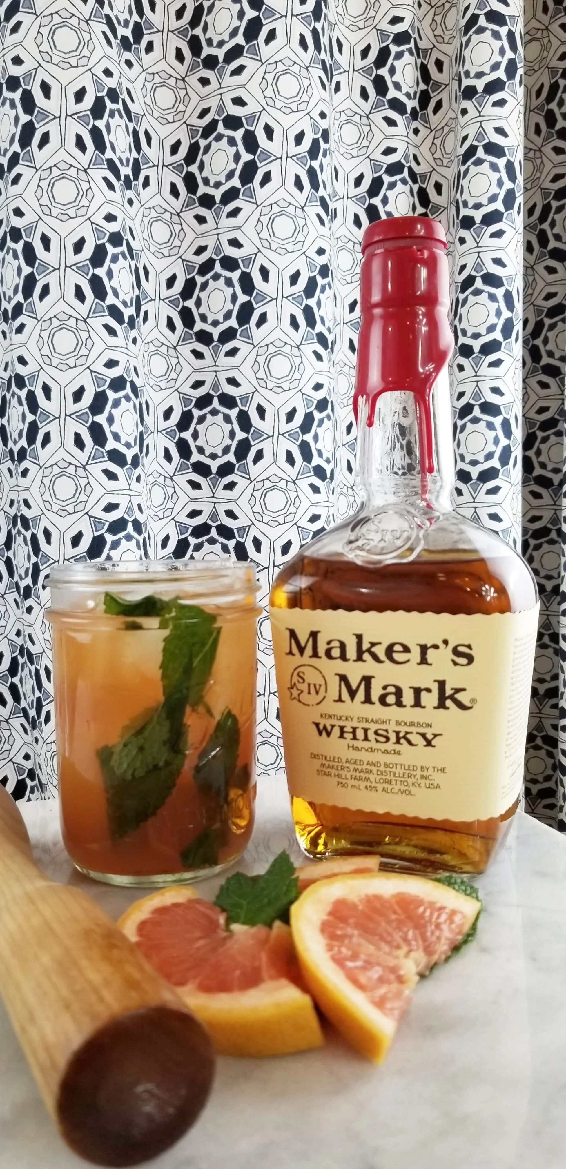 be merry: grapefruit mint julep for easter brunch