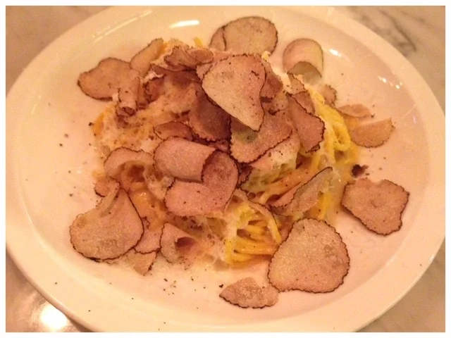 Pici, pasta with truffles