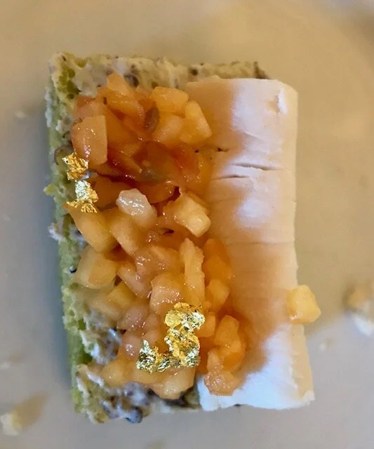 Tomato and chicken or turkey.