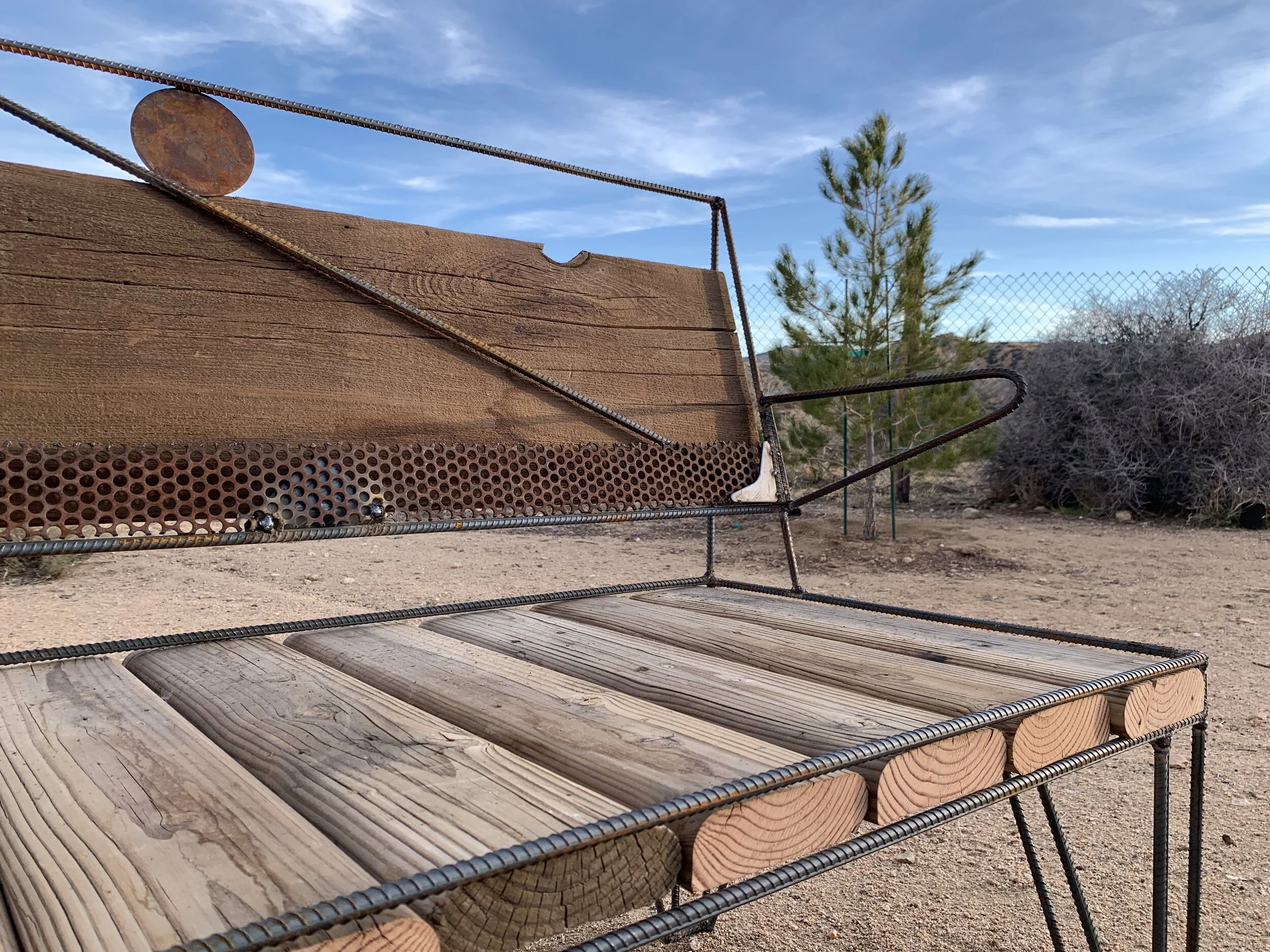 Getting Some Fresh Air II, detail of sofa