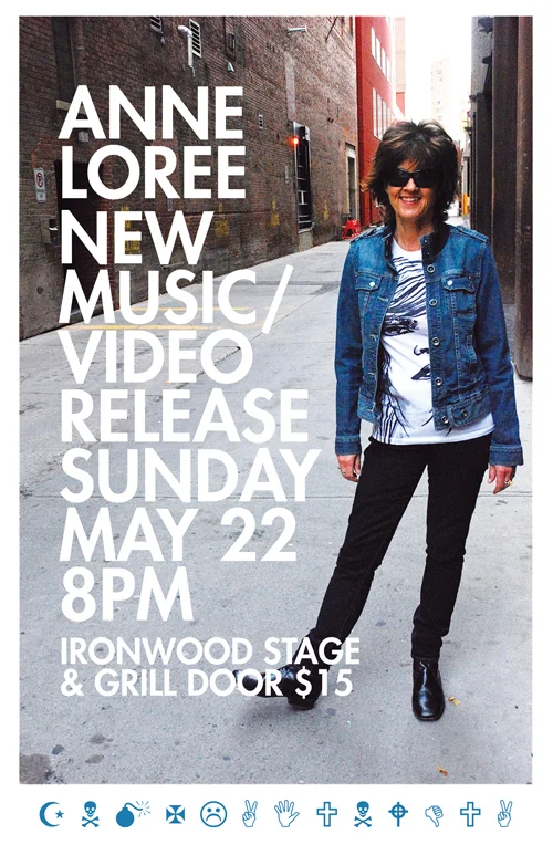 Anne Loree gig poster