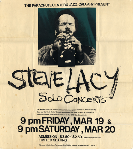 Steve Lacy Solo Concert