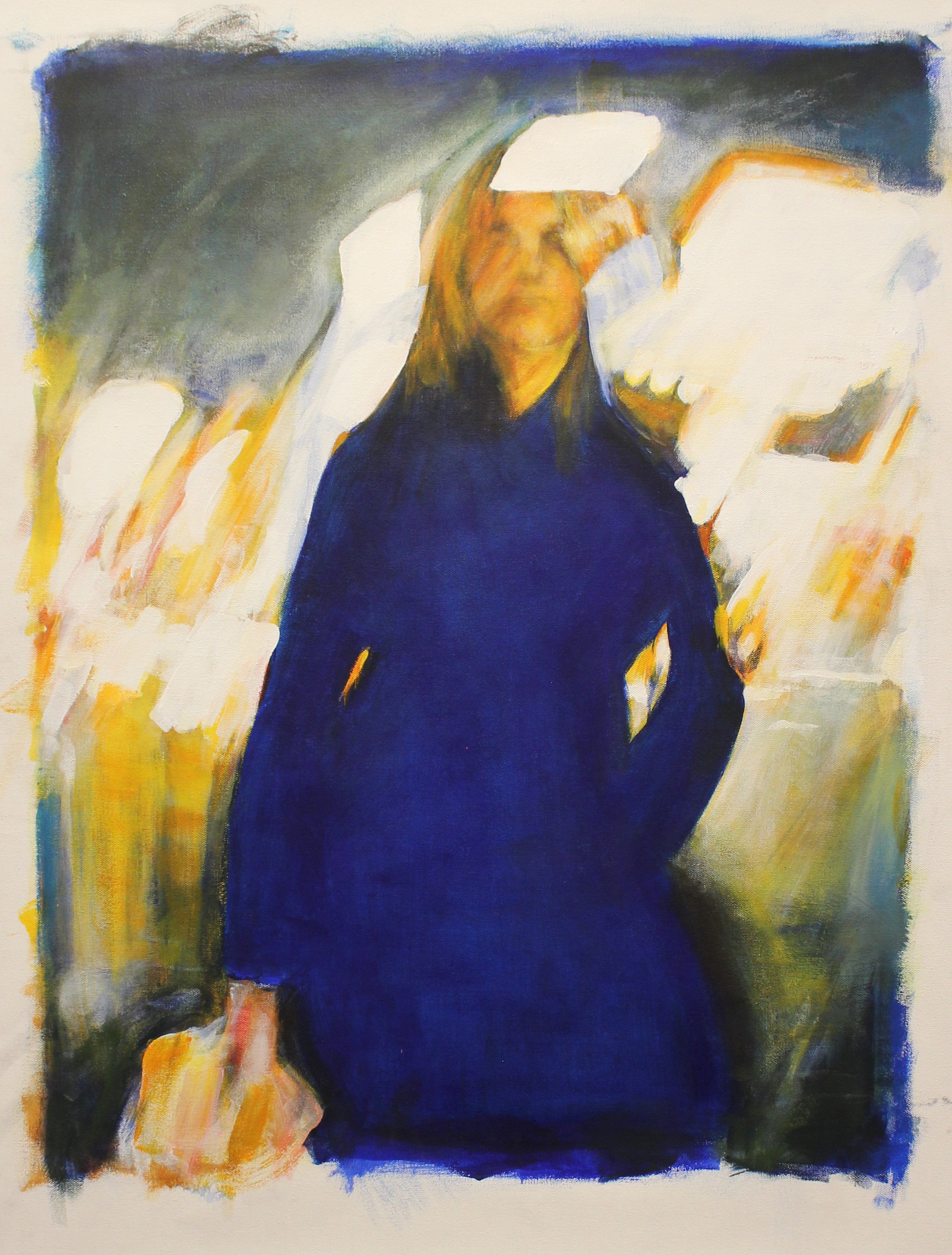  Aretha in copenhagen, Acrylic on canvas