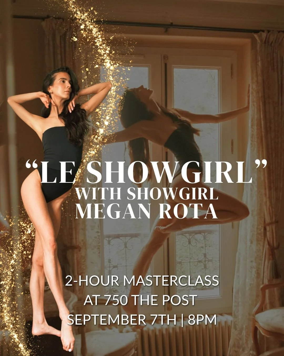 MASTERCLASS: Megan Rota Parisian Showgirl | Sep 7th | 8pm