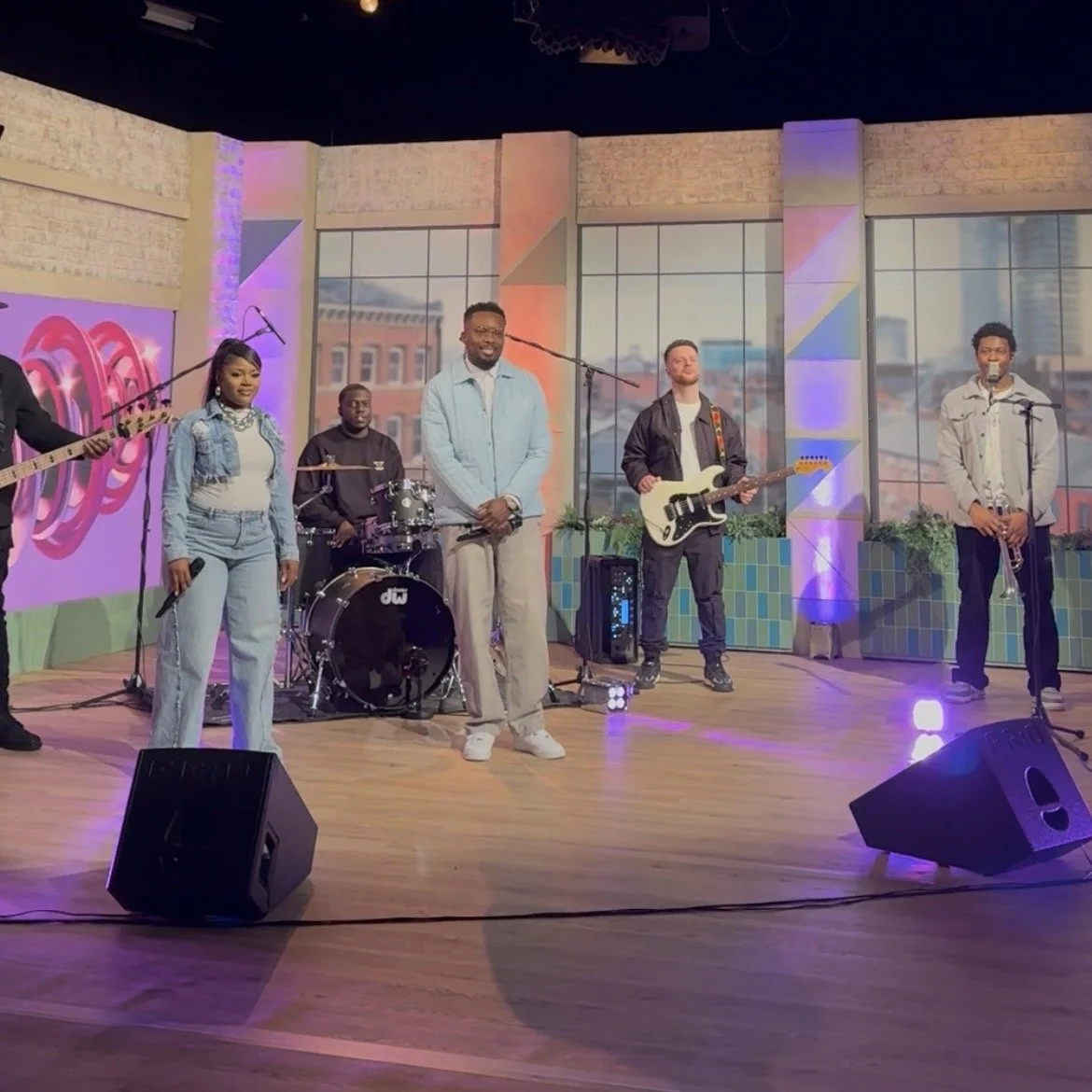 Faith Child performs on BBC One's Sunday Morning Live