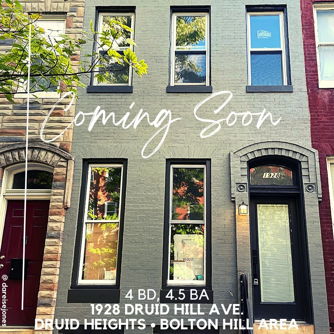 ✨Located in the Druid Heights/Bolton Hill area, this lovely 4bd, 4.5 ba home has beautiful exposed brick walls, a deck for hosting family and friends, a fully finished basement and more!✨

🔑🏠Coming Soon! Stay Tuned!

Contact me today for more detai