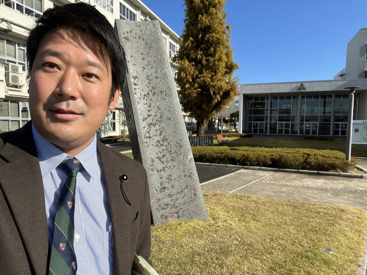 母校である岐阜北高校で授業を受けるの巻🖊️