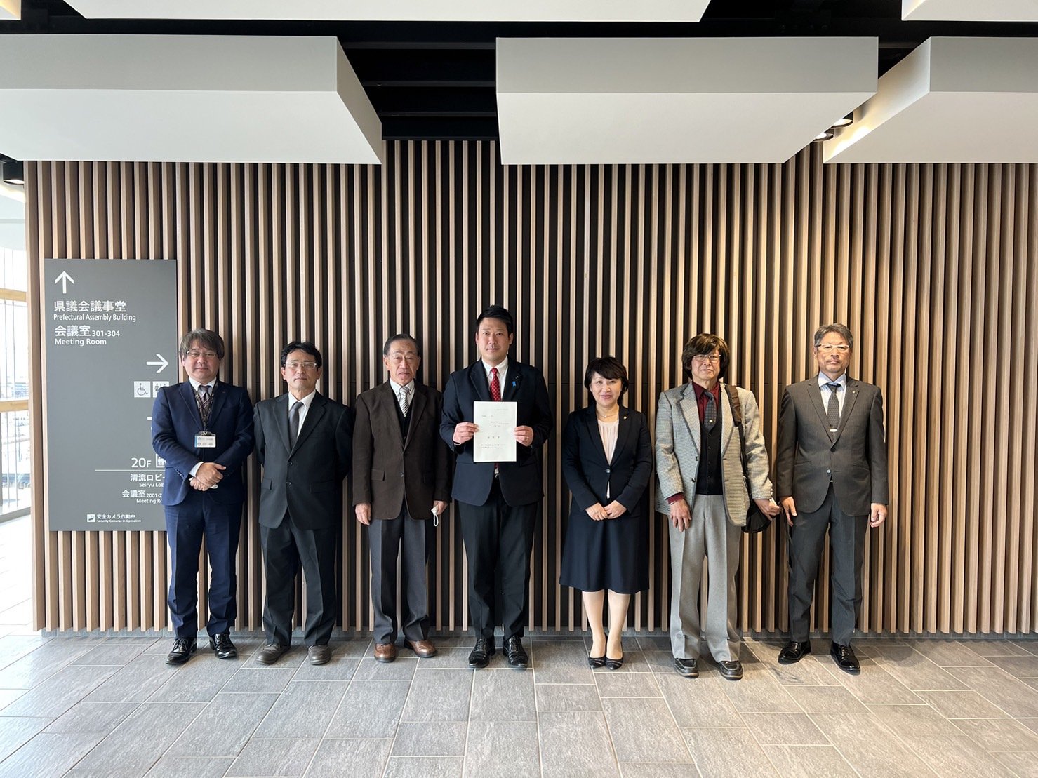 鵜沼南町まちづくり会の皆さんと犬山東町線バイパス早期完成に向けた要望活動
