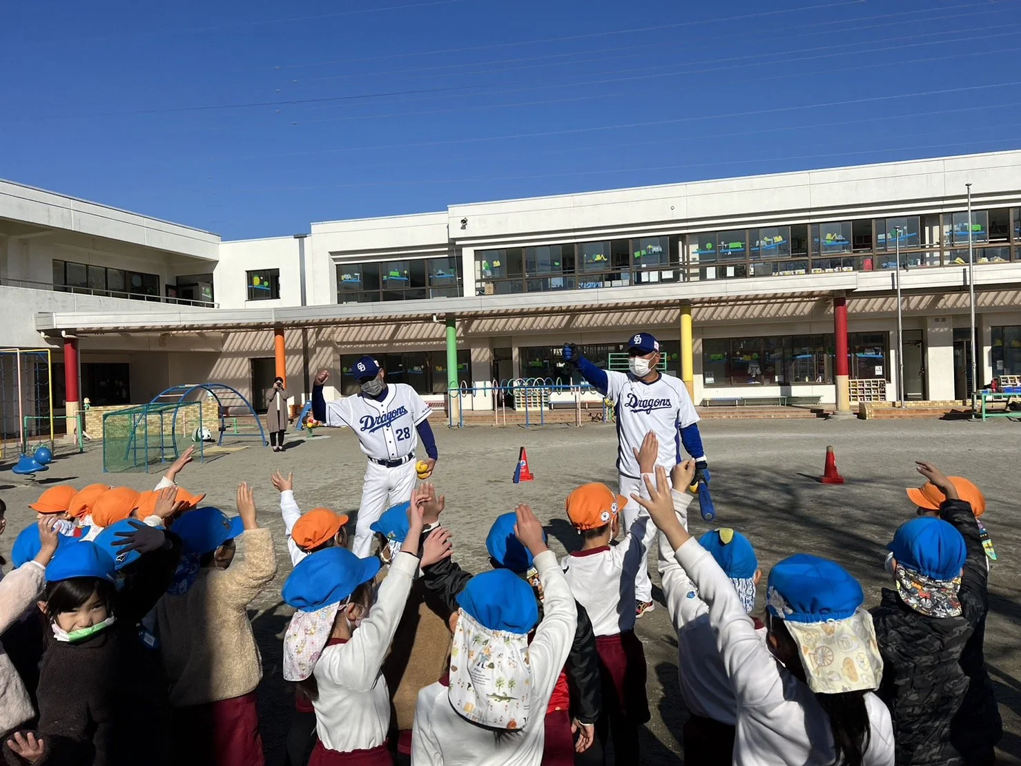野球夢道⚾️主催、幼稚園保育園向け野球教室！