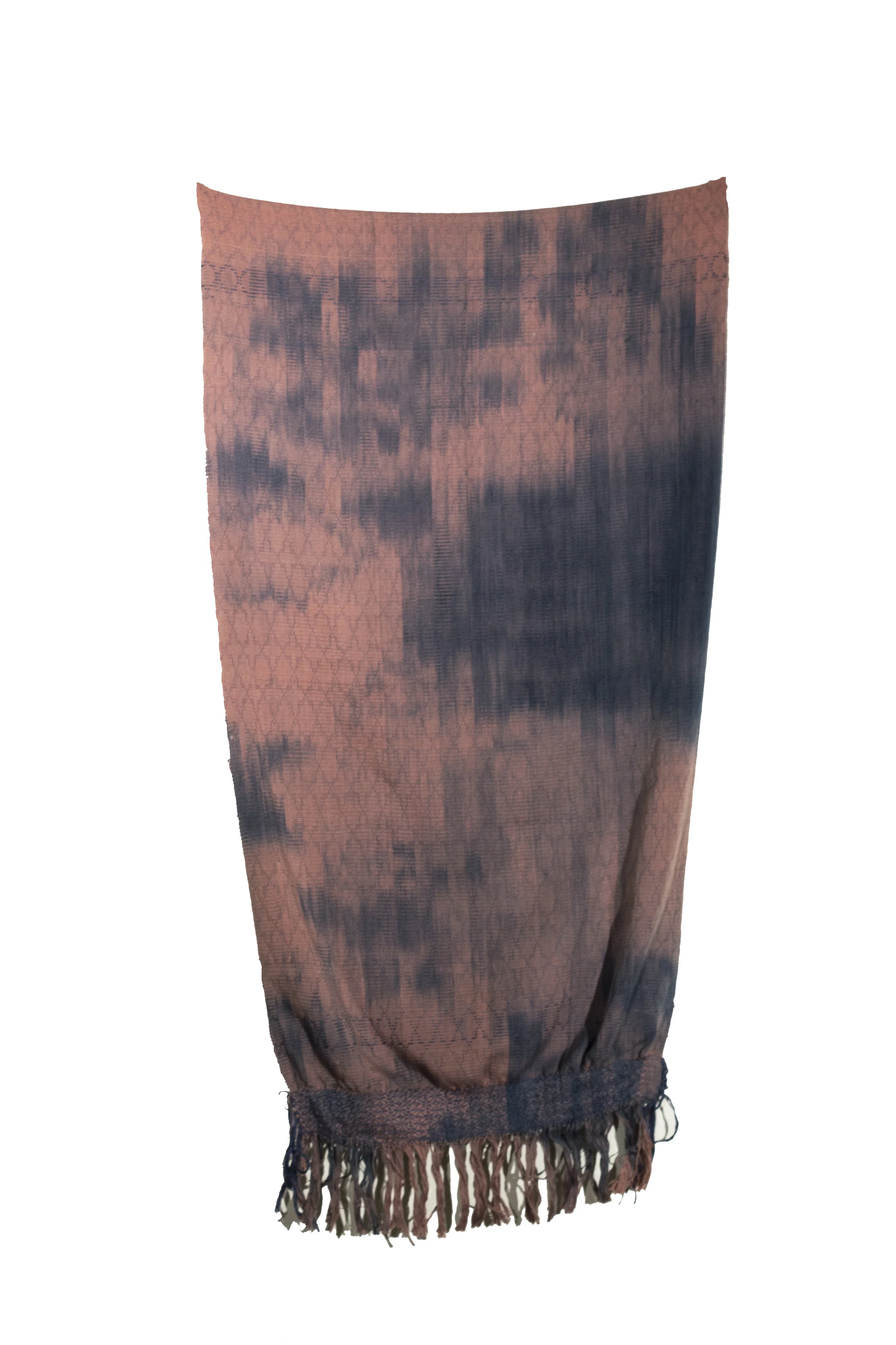   Error   Hand dyed, hand woven cotton, 54 x 28 in, 2018 