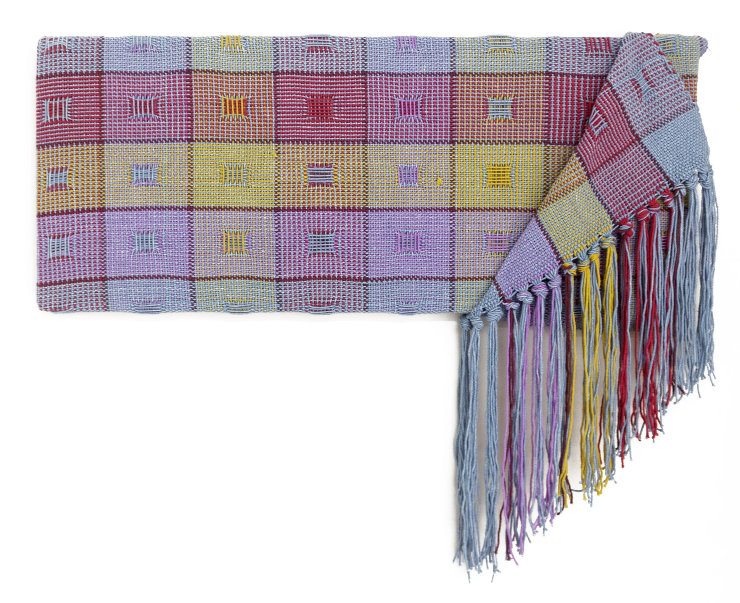   Percolate   Hand dyed cotton, 20 x 24 in, 2022 