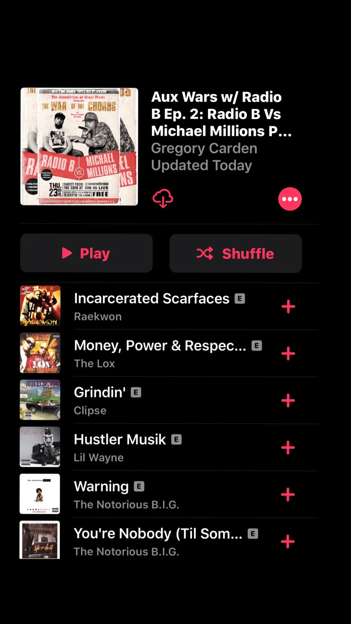 Aux Wars w/ Radio Ep. 2: Radio B vs Michael Millions Playlist (Apple Music) Click Here!