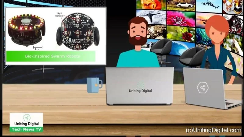 (Video) Bio-Inspired Swarm Robots with COS Pheromone System and Festo BionicSwift Birds