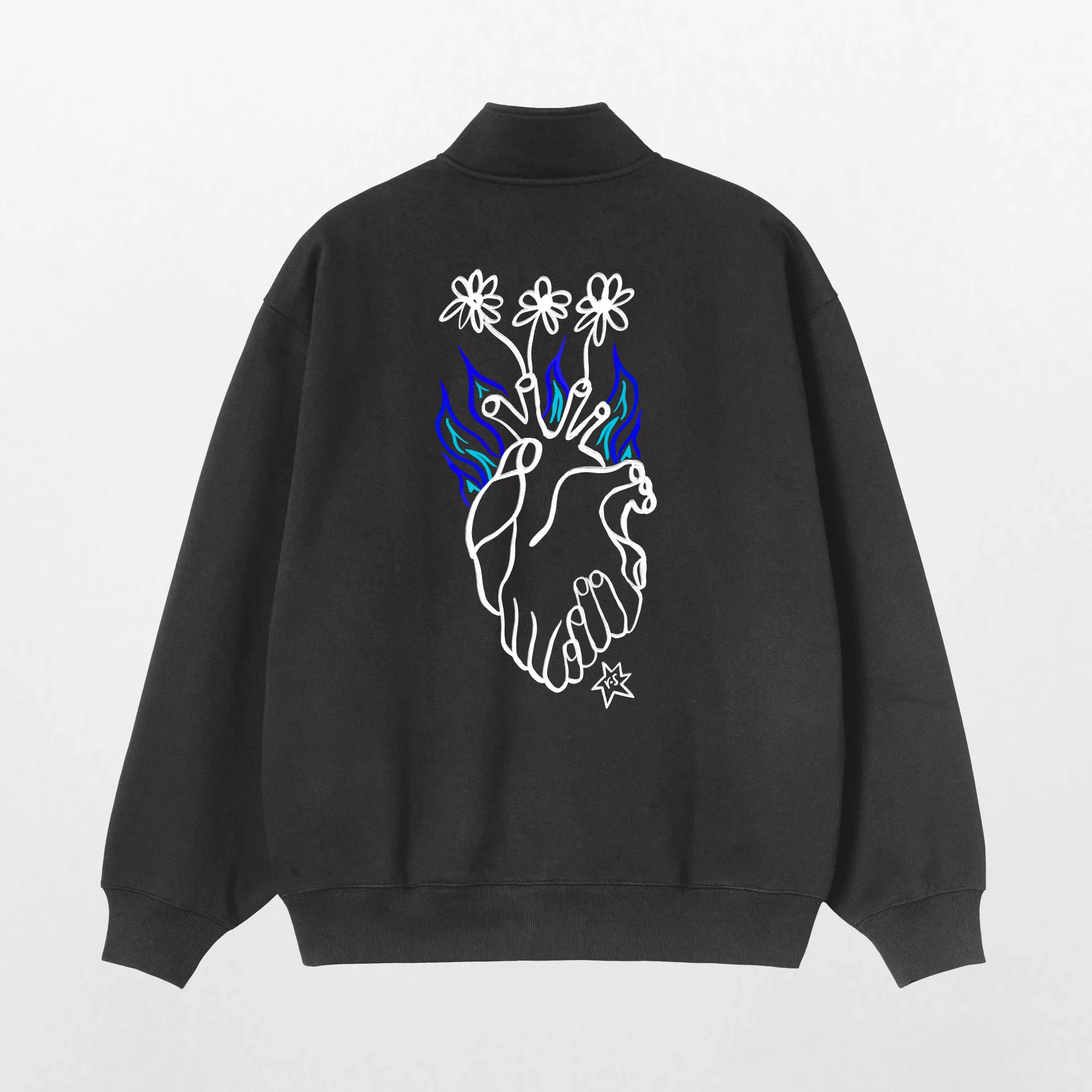 BloomingDeadly Half Zip Jacket.jpg