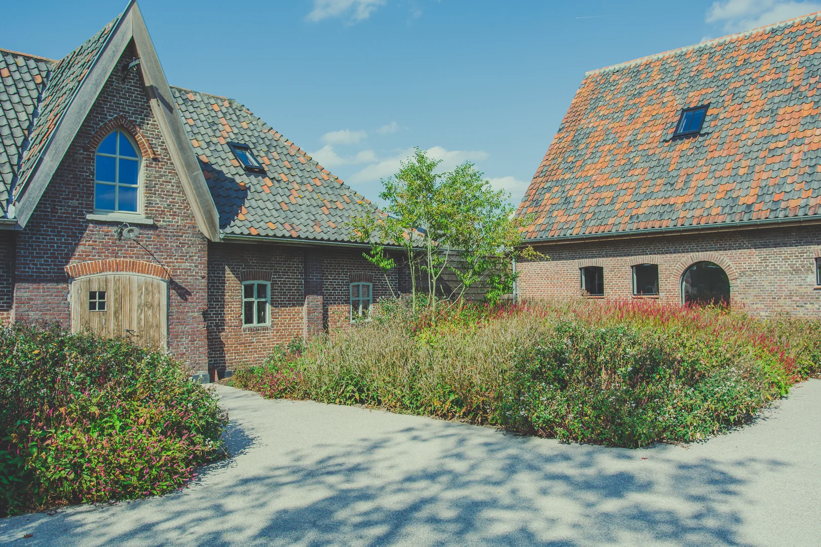 Groenaanleg rond de kantoren