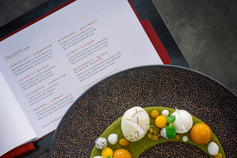 La Pergola Menu