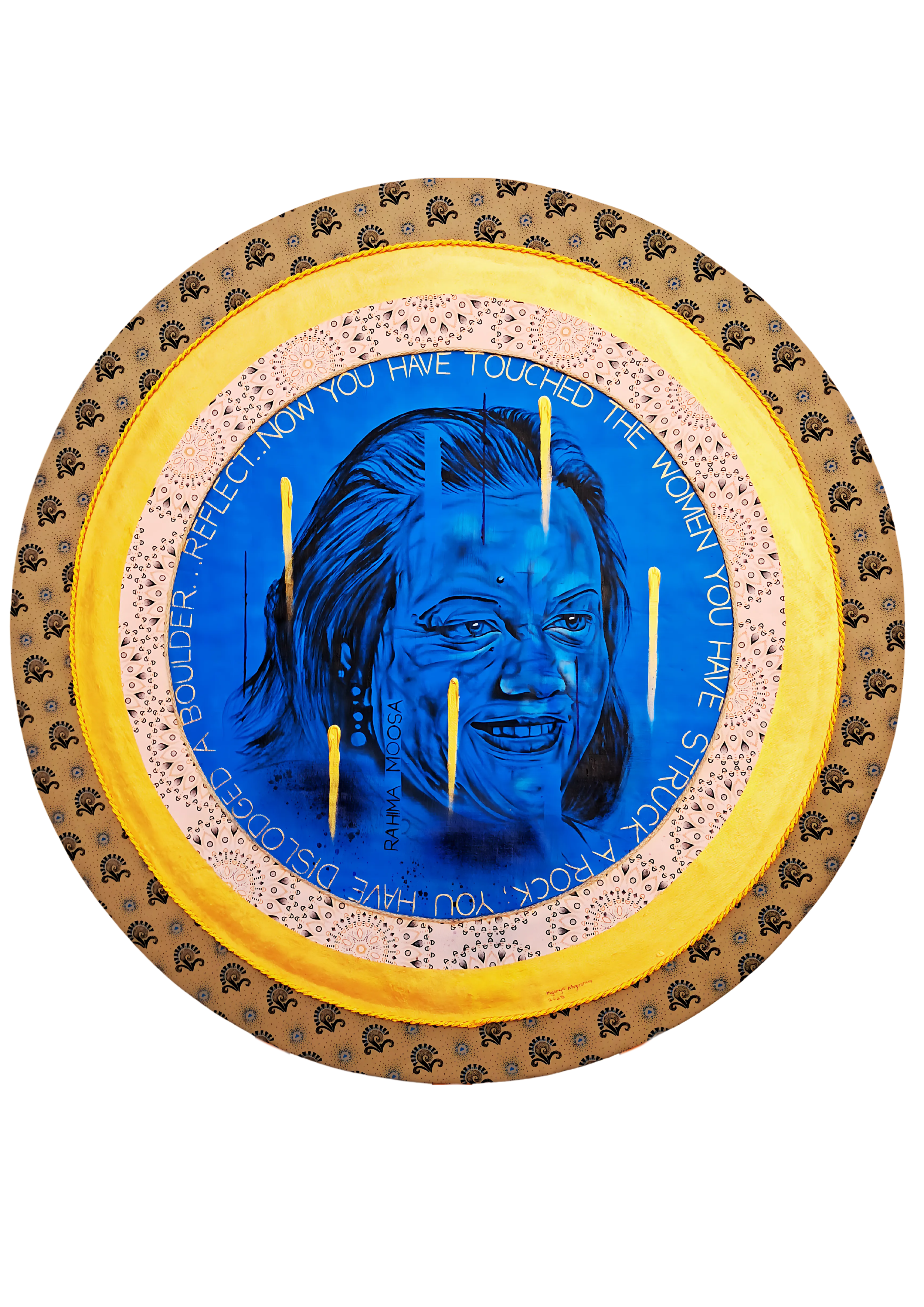Kganya Mogashoa, Reflections of a queen (Rahima Moosa), 2025